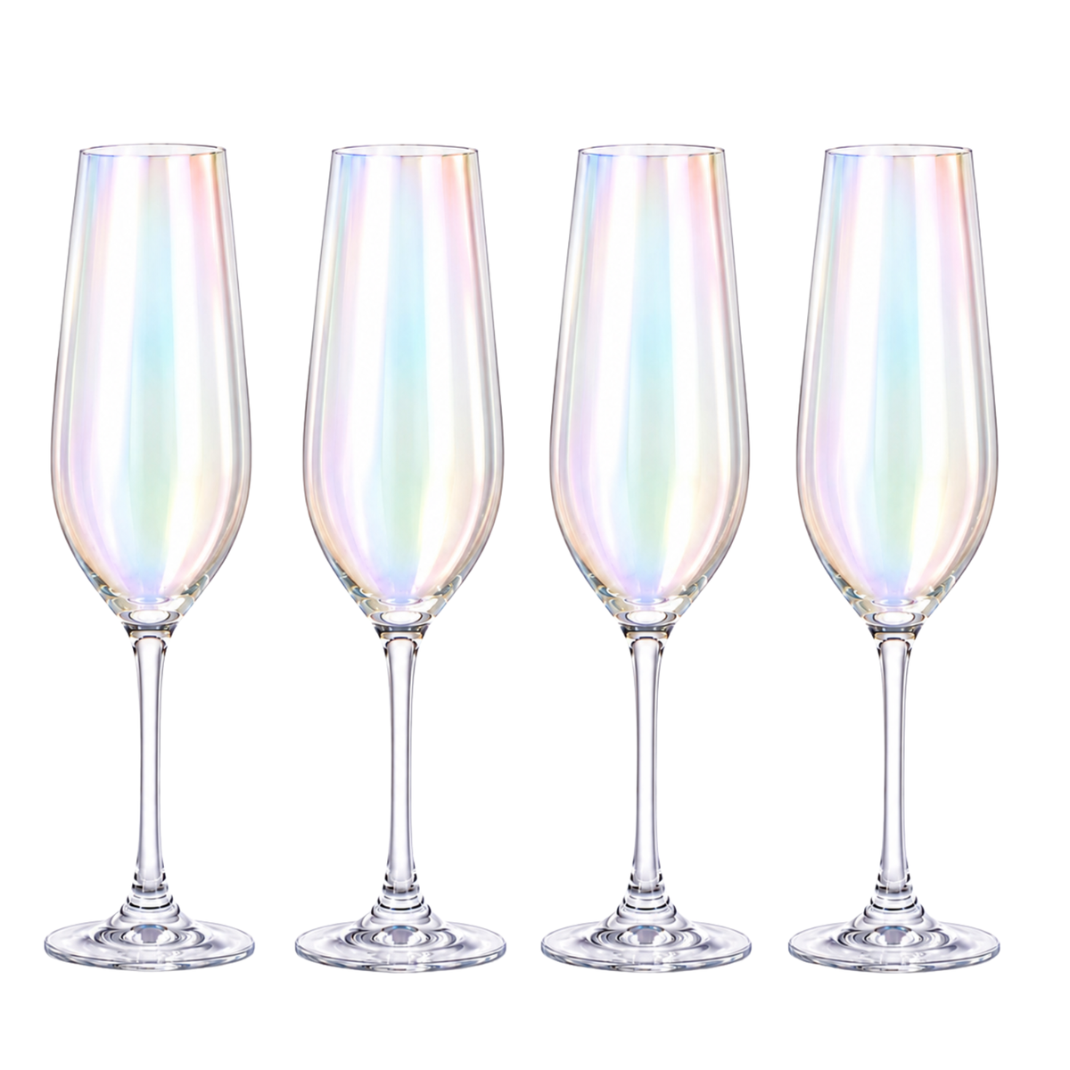 Iridescent Champagne Glasses