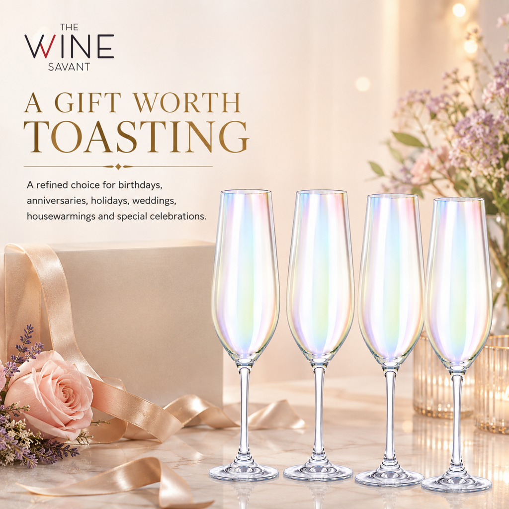 Iridescent Champagne Glasses