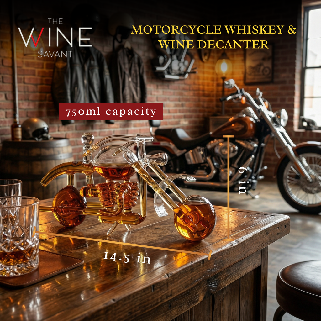 Motorcycle Whiskey Decanter