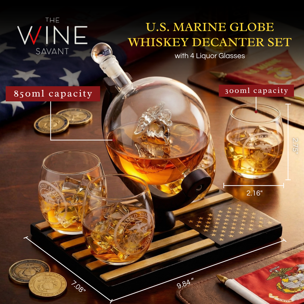 Marine Whiskey Decanter Set