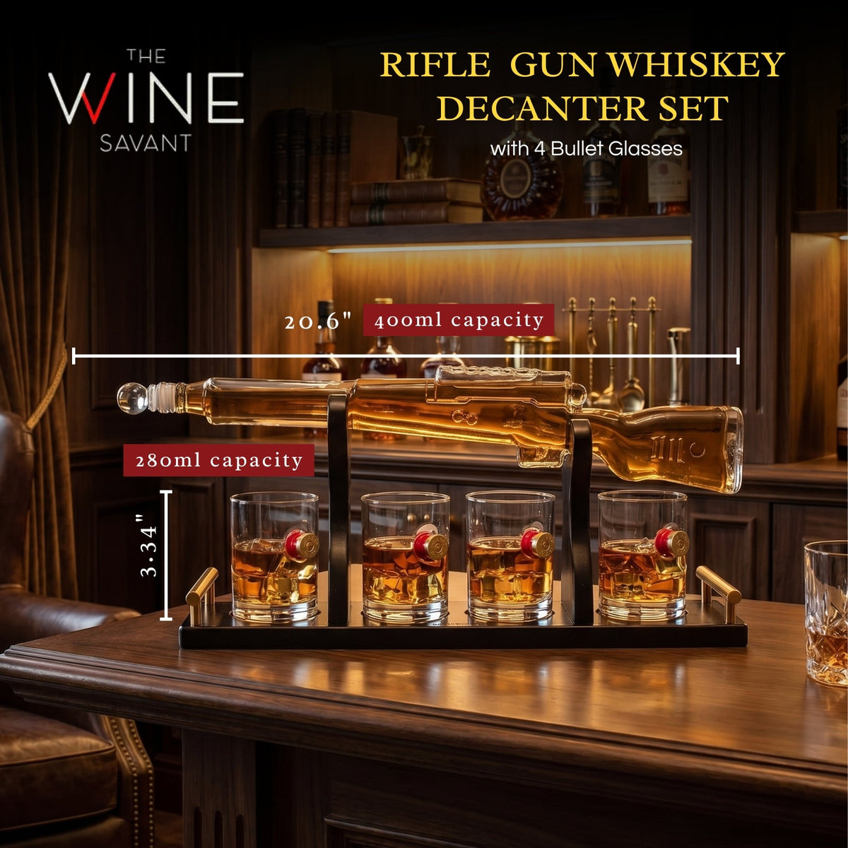 Rifle Whiskey Decanter