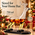 Reindeer Whiskey Decanter