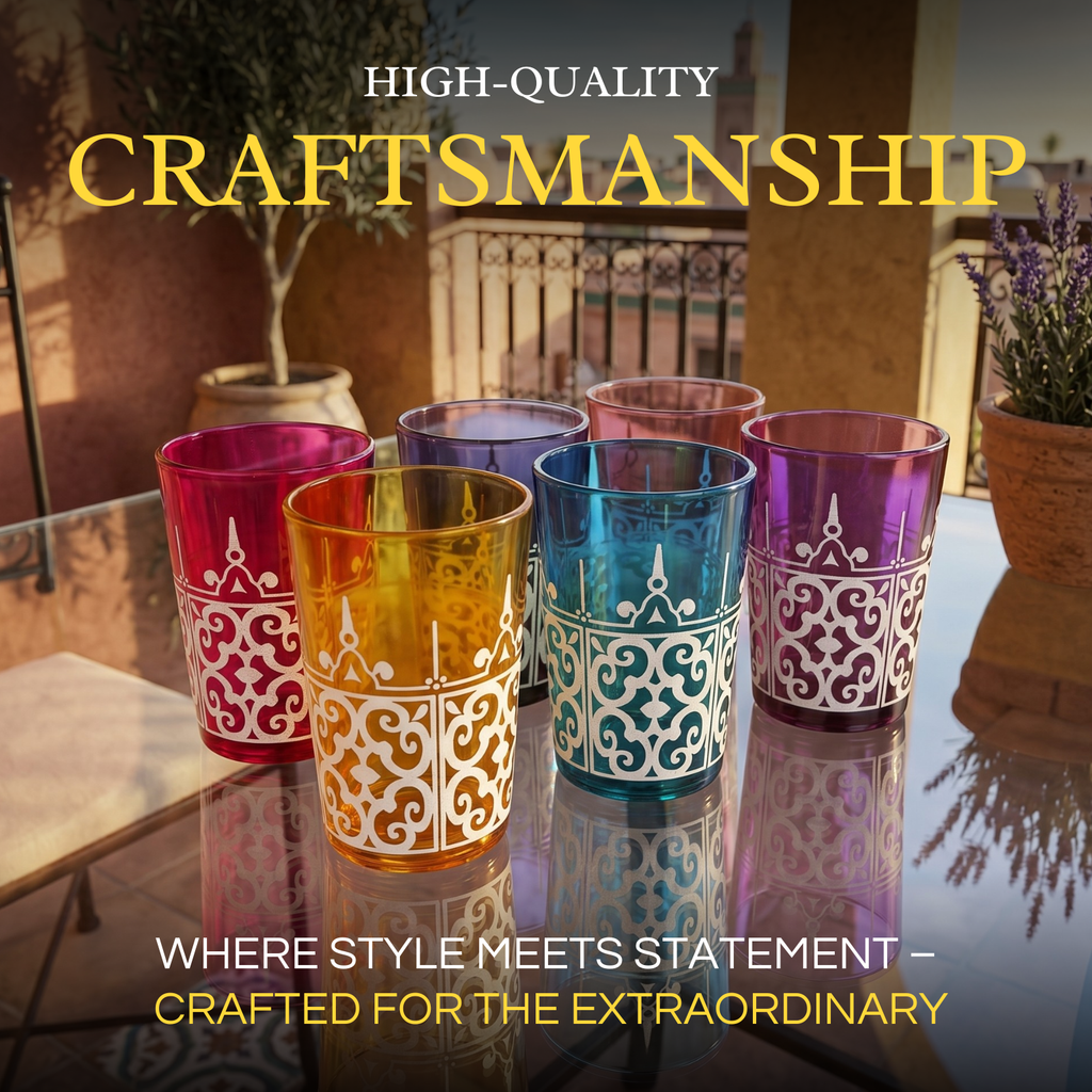 Moroccan Tea Glasses, 6 oz