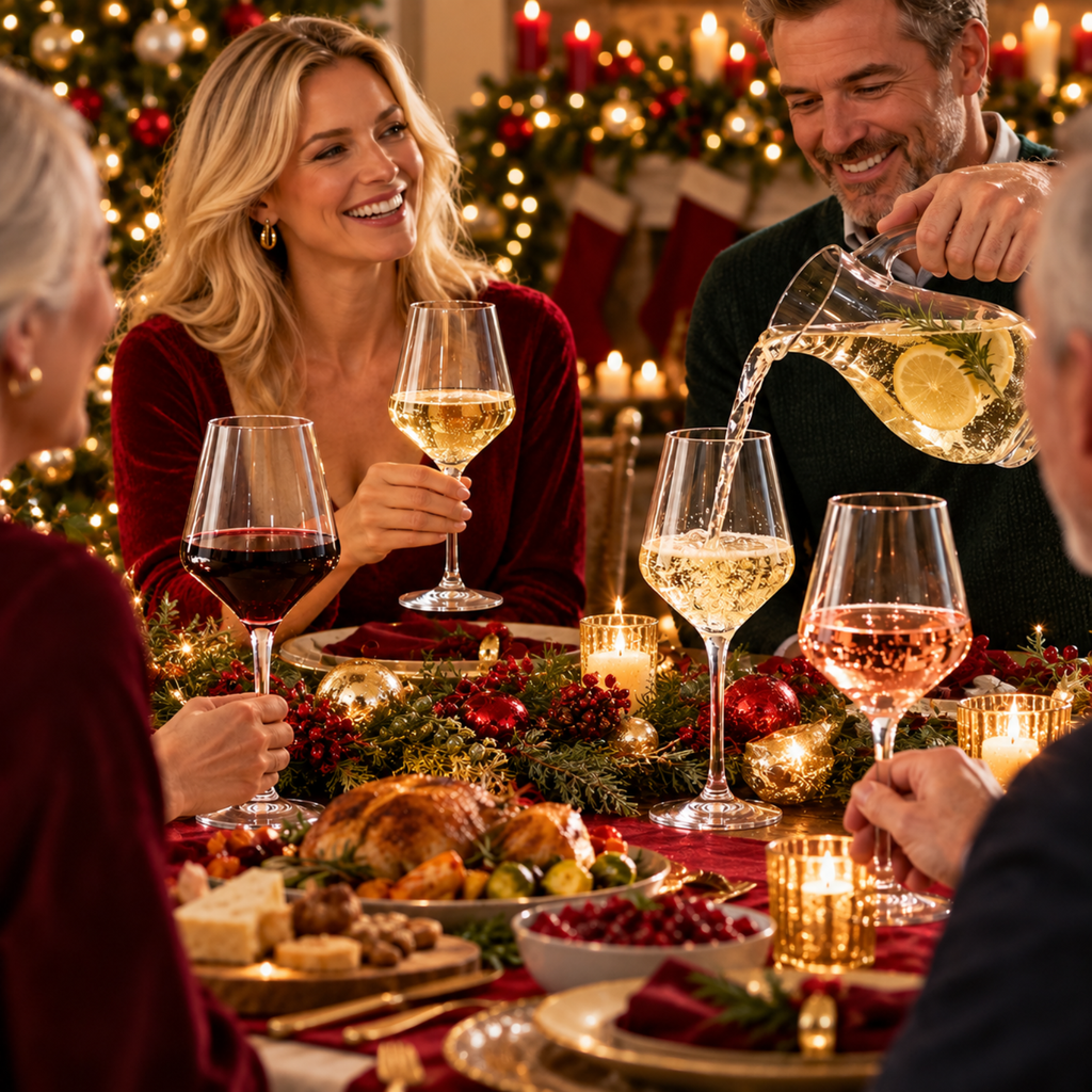 Unbreakable Stemmed Wine Glasses, 18 oz, Set of 4