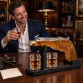 Pistol Whiskey Decanter Set with Shot Glasses