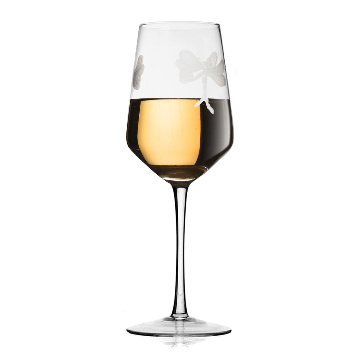 Stemmed Dragonfly Wine Glasses