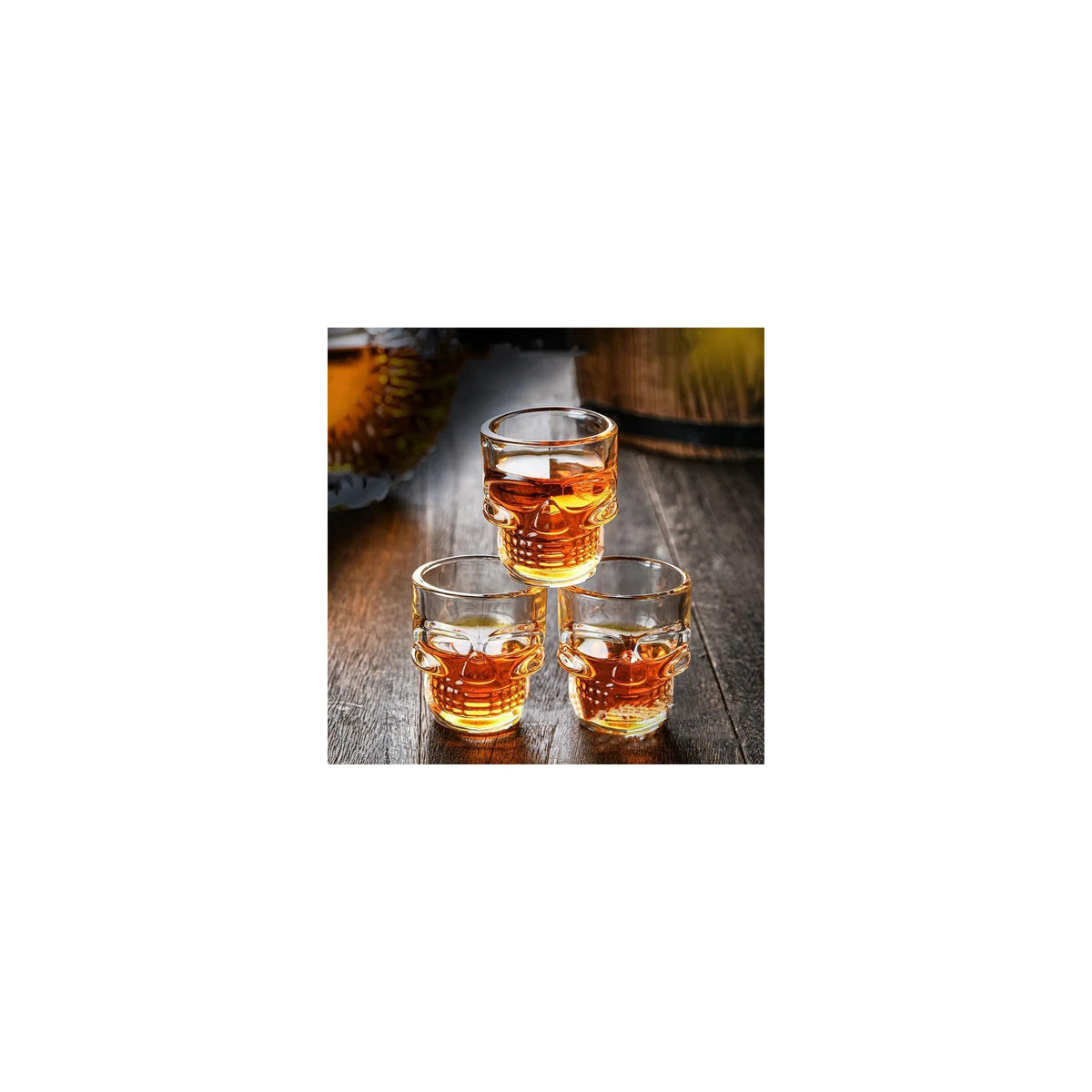 Skull Shot Glasses, 1.75 oz, Set of 6