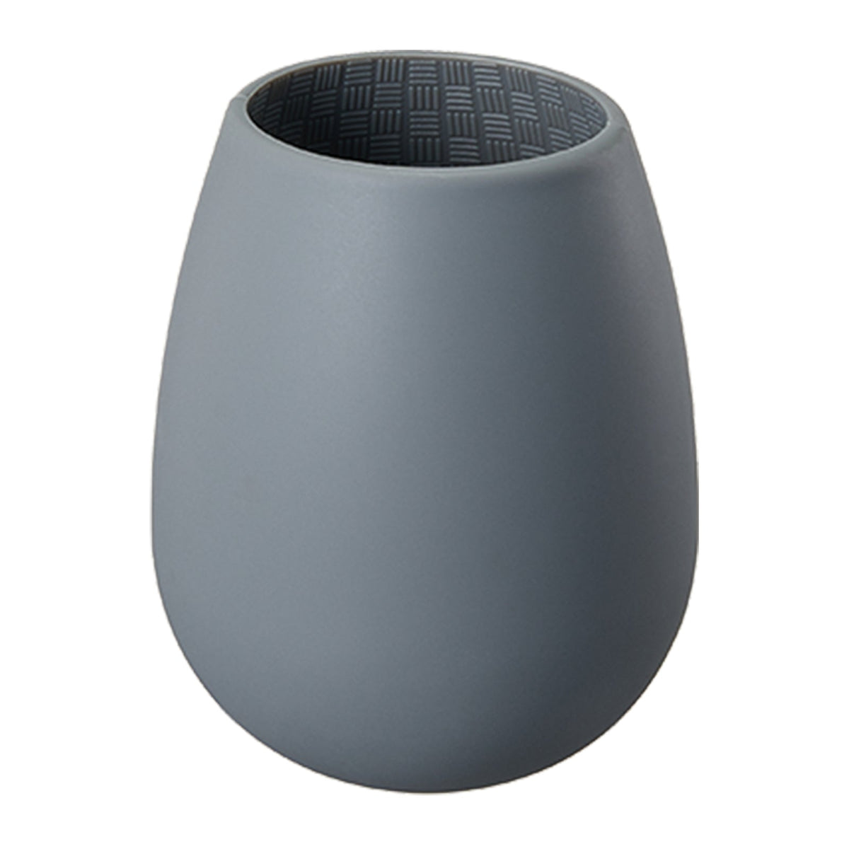 Unbreakable Silicone Stemless Wine Cups, Set of 4, Black