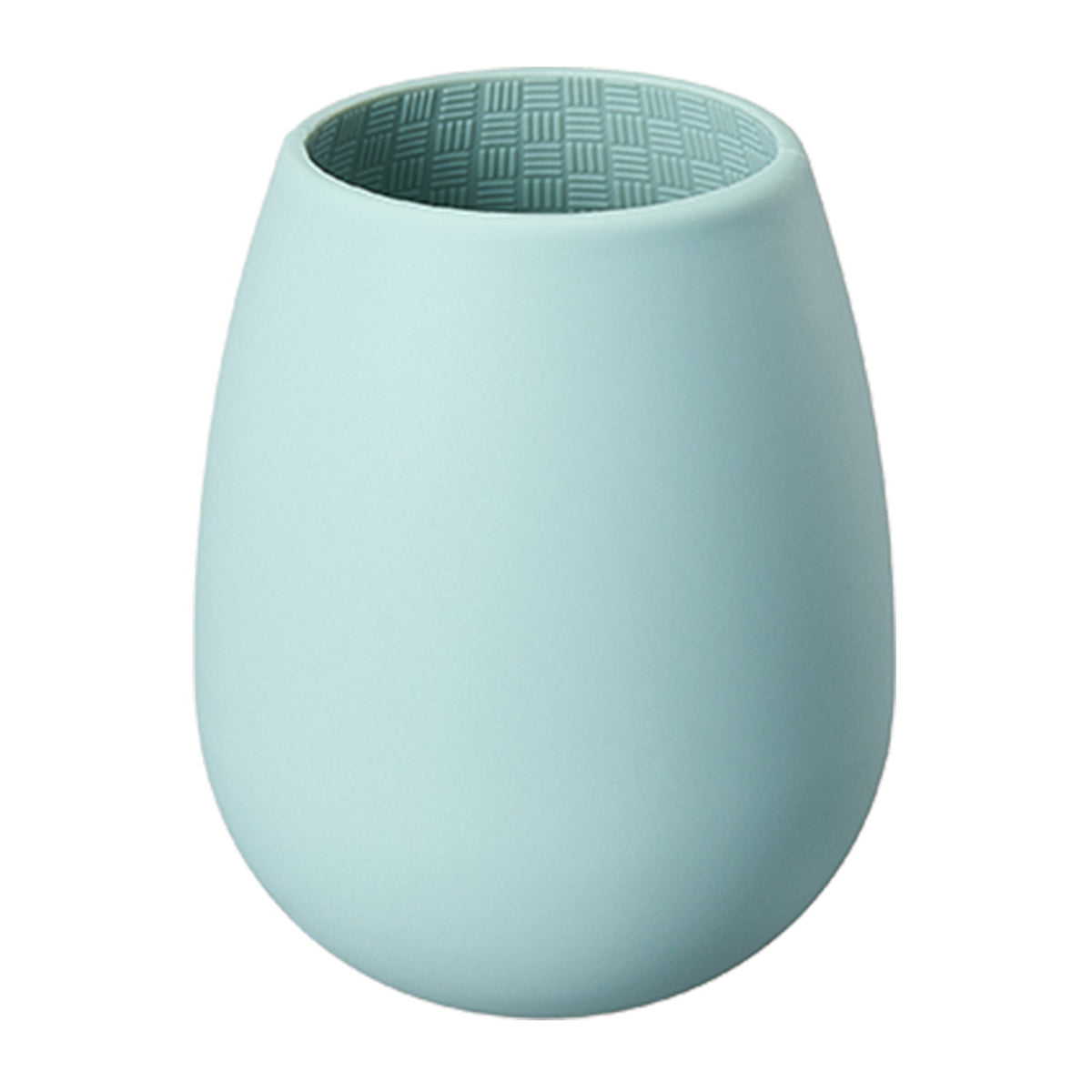 Unbreakable Silicone Stemless Wine Cups, Set of 4, Blue