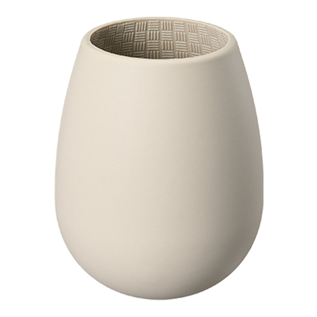 Unbreakable Silicone Stemless Wine Cups, Set of 4, Tan