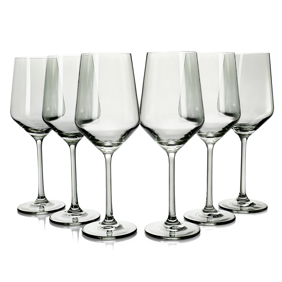Colored Wine Glasses, 12 oz, Set of 6 (Gender Reveal)