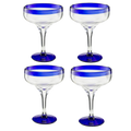 Hand-Blown Margarita Glasses