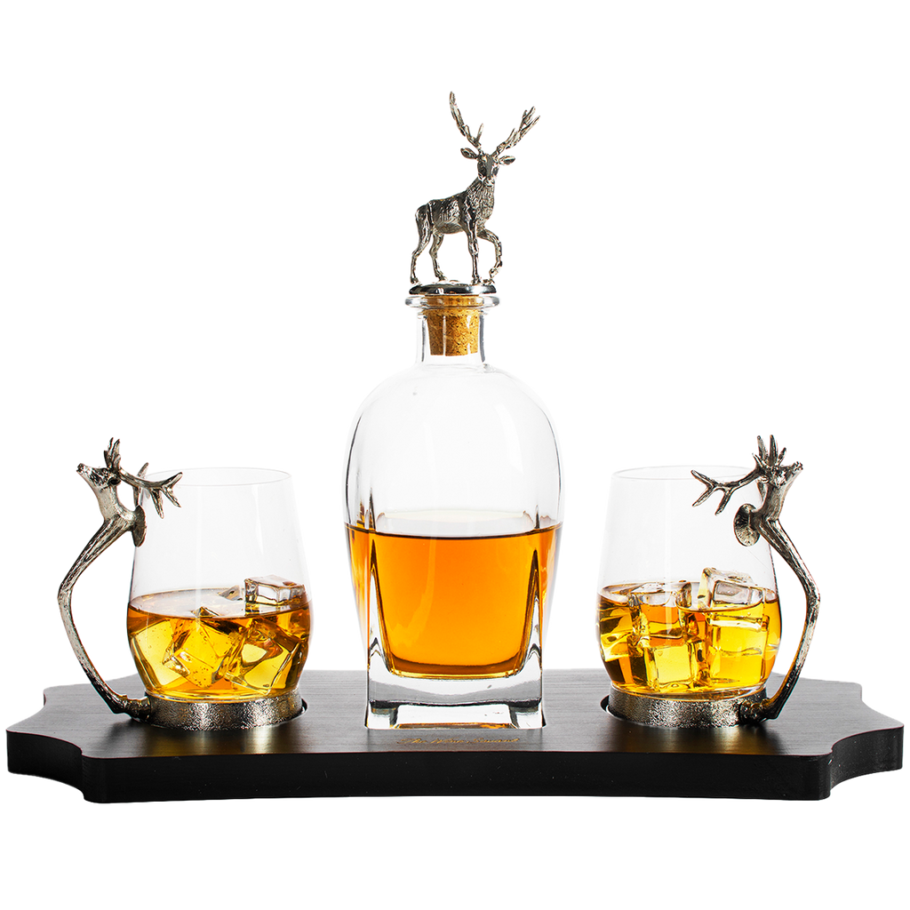 Stag Whiskey Decanter Set
