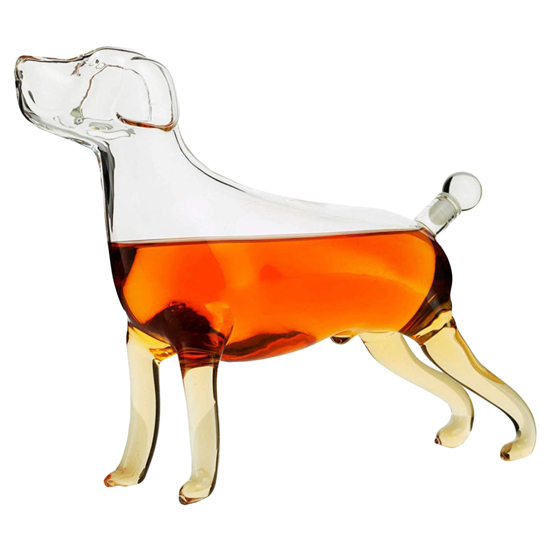 Dog Whiskey and Wine Decanter