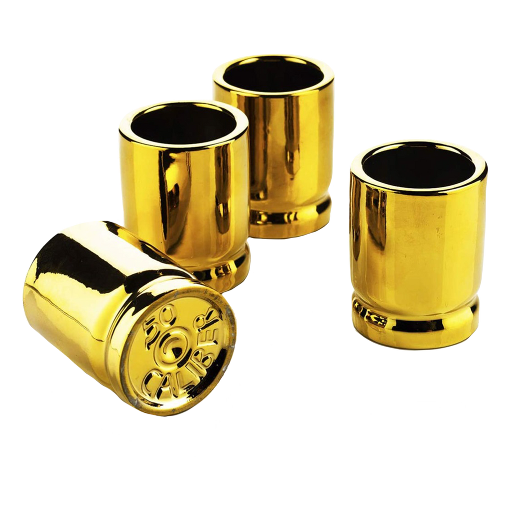 50 Caliber Shot Glasses Set