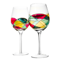Hand-Painted Wine Glasses