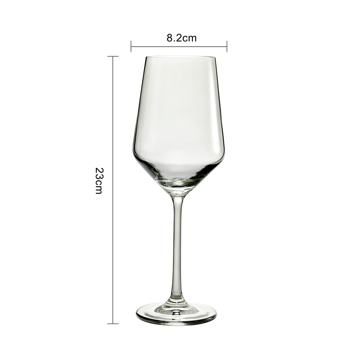 Colored Wine Glasses, 12 oz, Set of 6 (Gender Reveal)