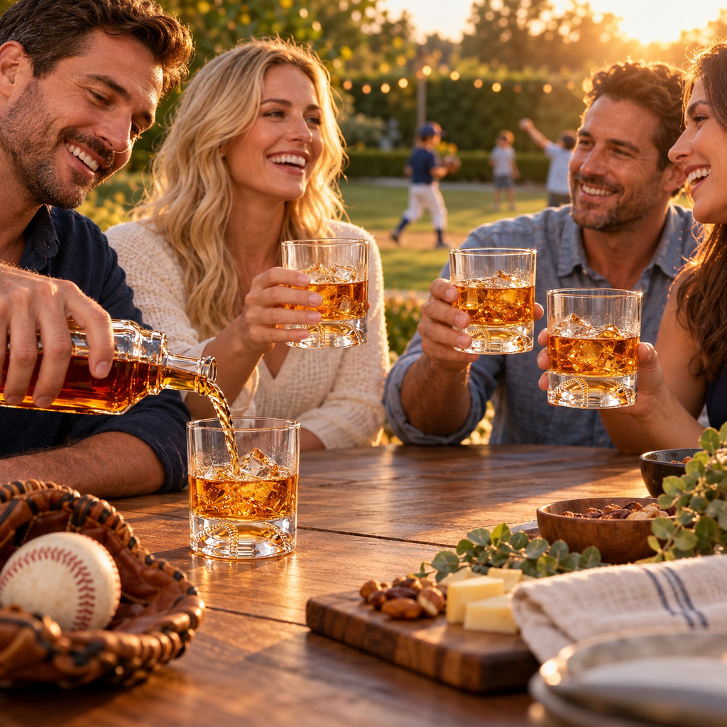 Baseball Whiskey Glasses