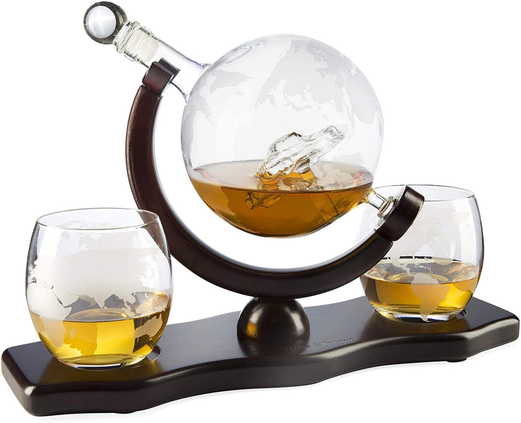 Globe Car Whiskey Decanter