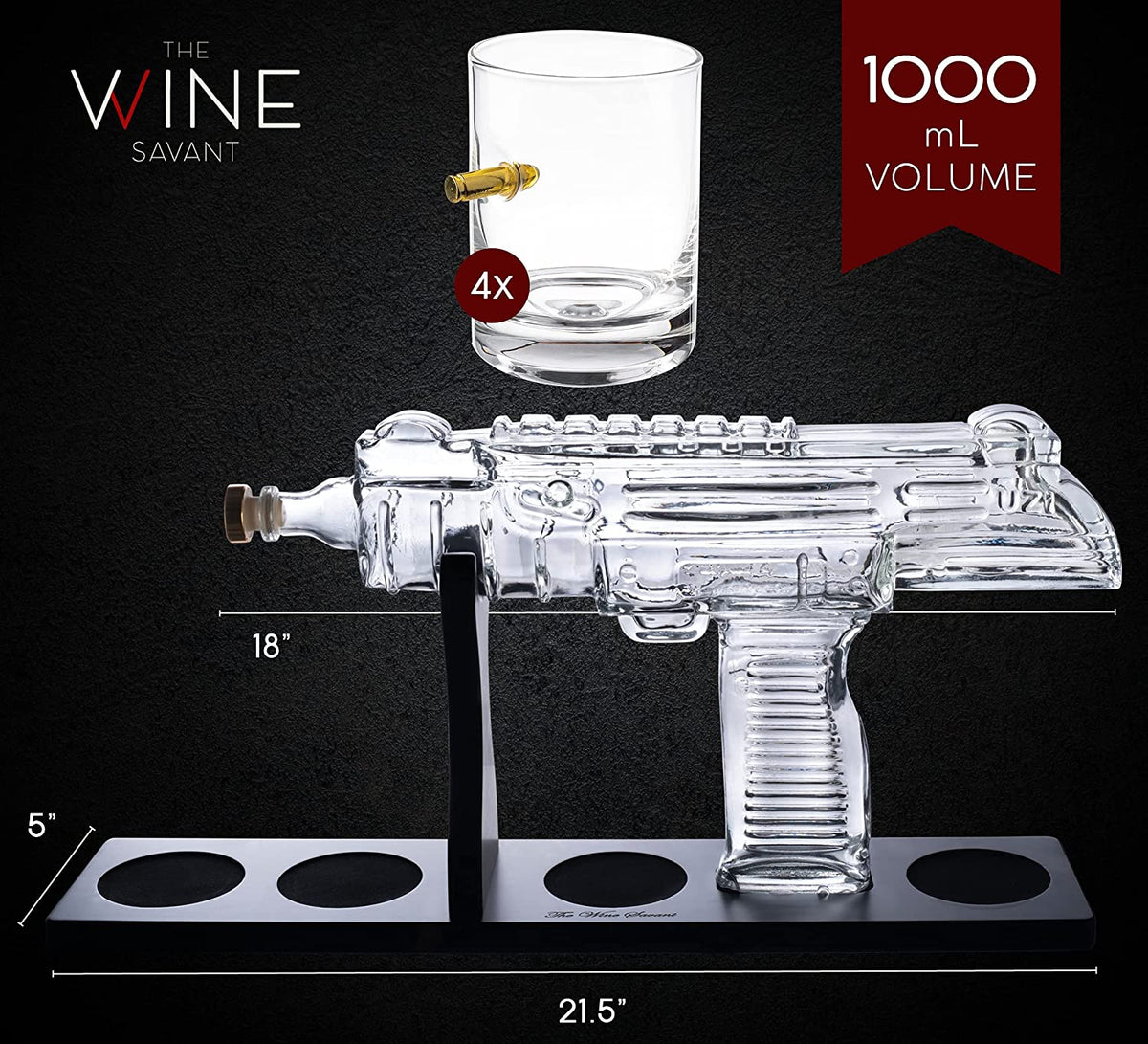 Uzi Whiskey Decanter