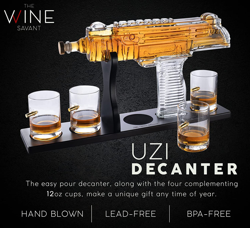 Uzi Whiskey Decanter