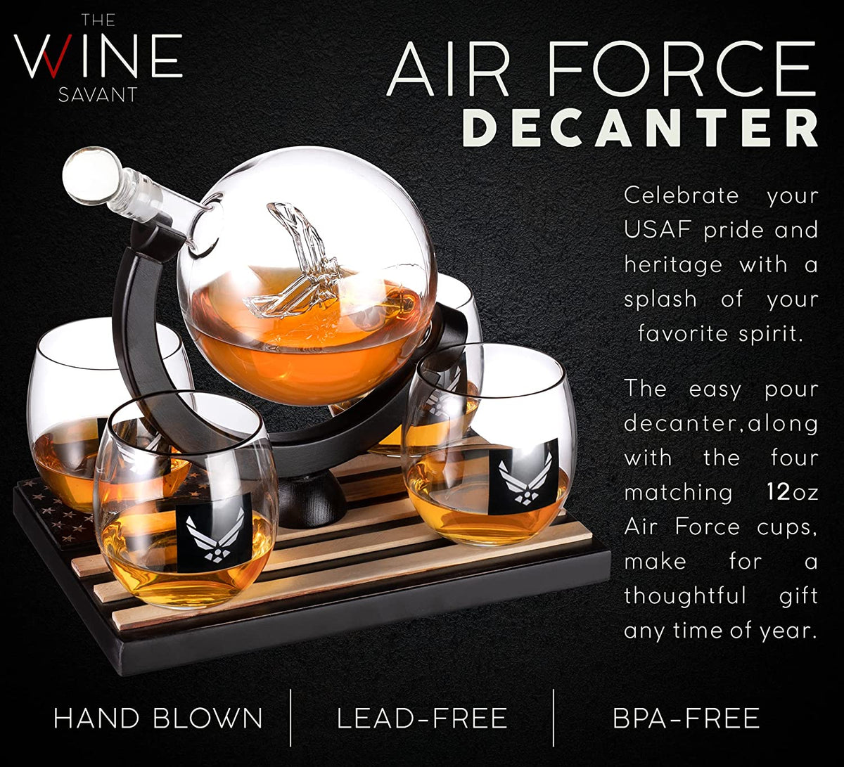 Air Force Whiskey Decanter