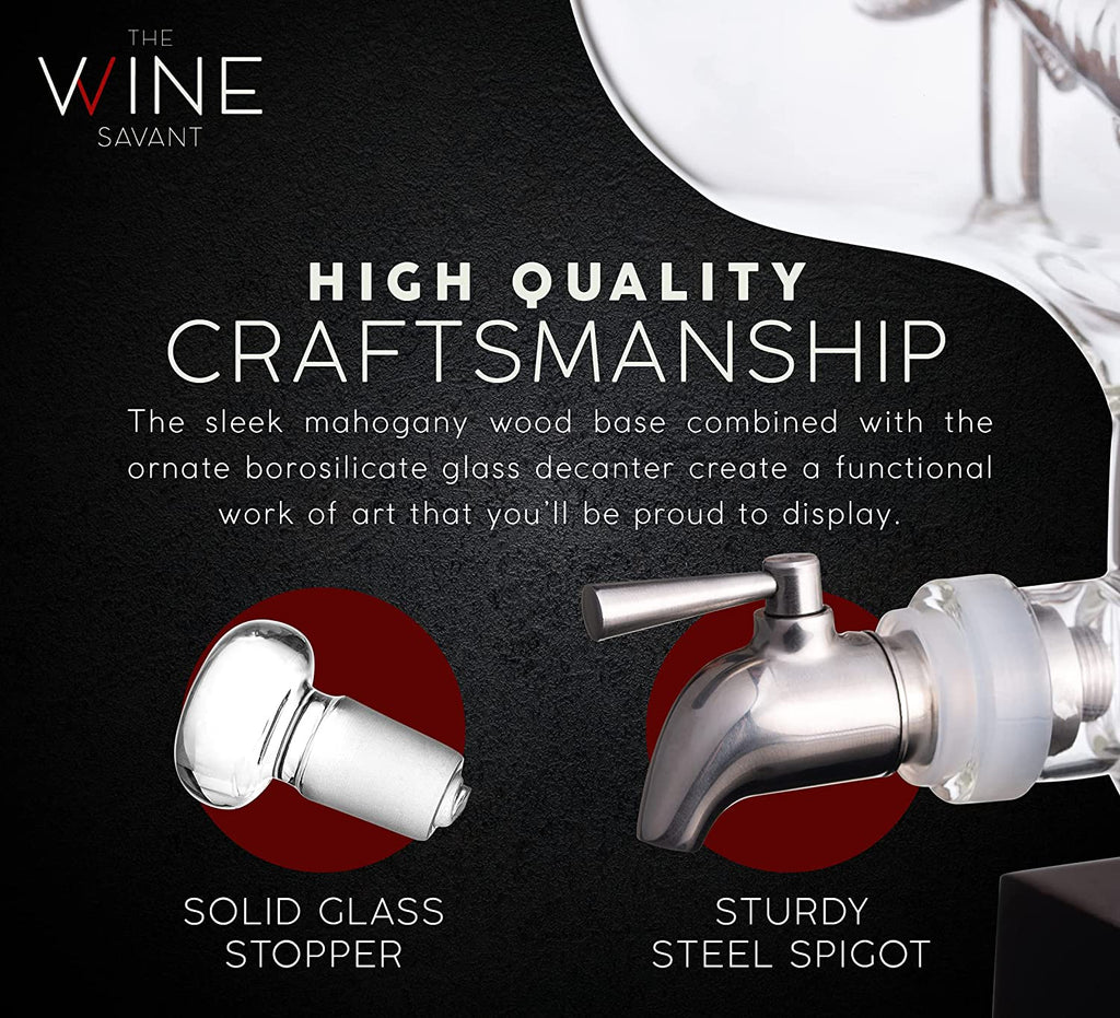 Sailfish Whiskey Decanter Dispenser