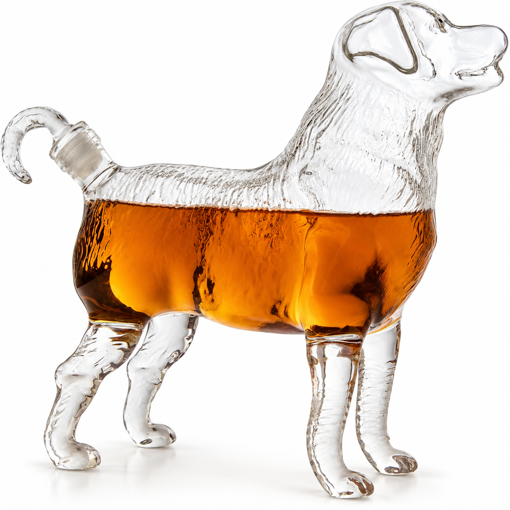 Dog-Shaped Whiskey Decanter