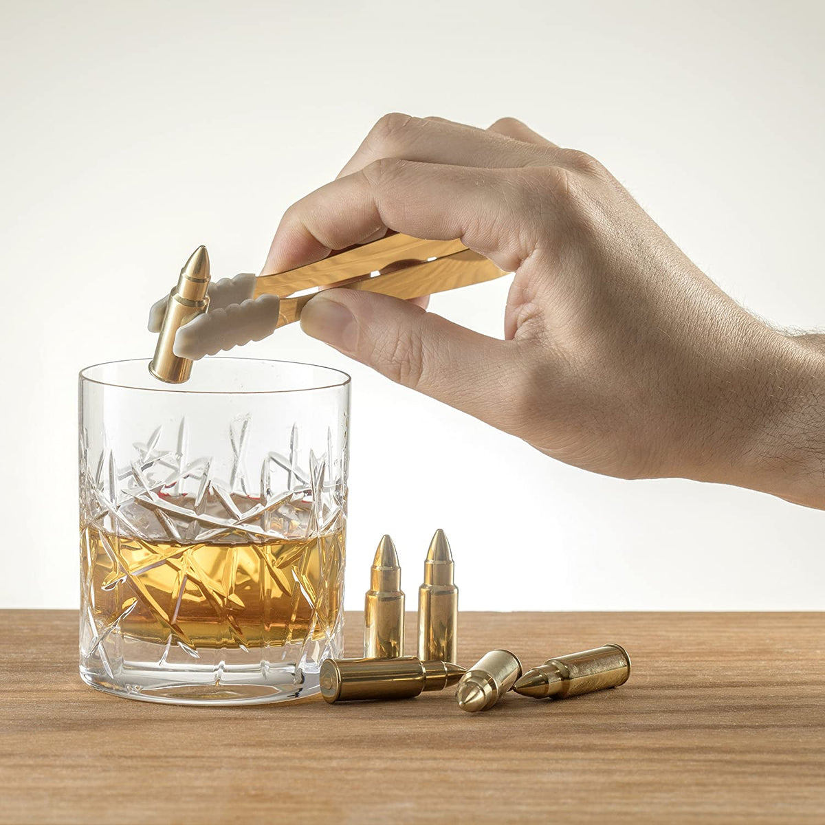 Bullet Whiskey Stones, Gold